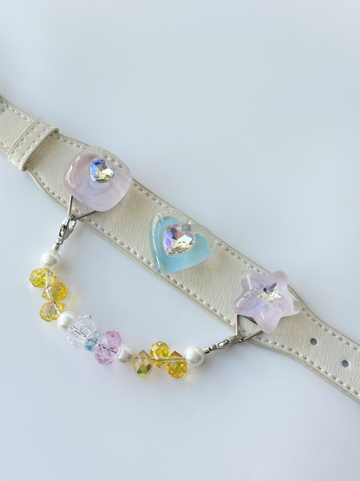 Pastel Drop Jewel Pet Collar