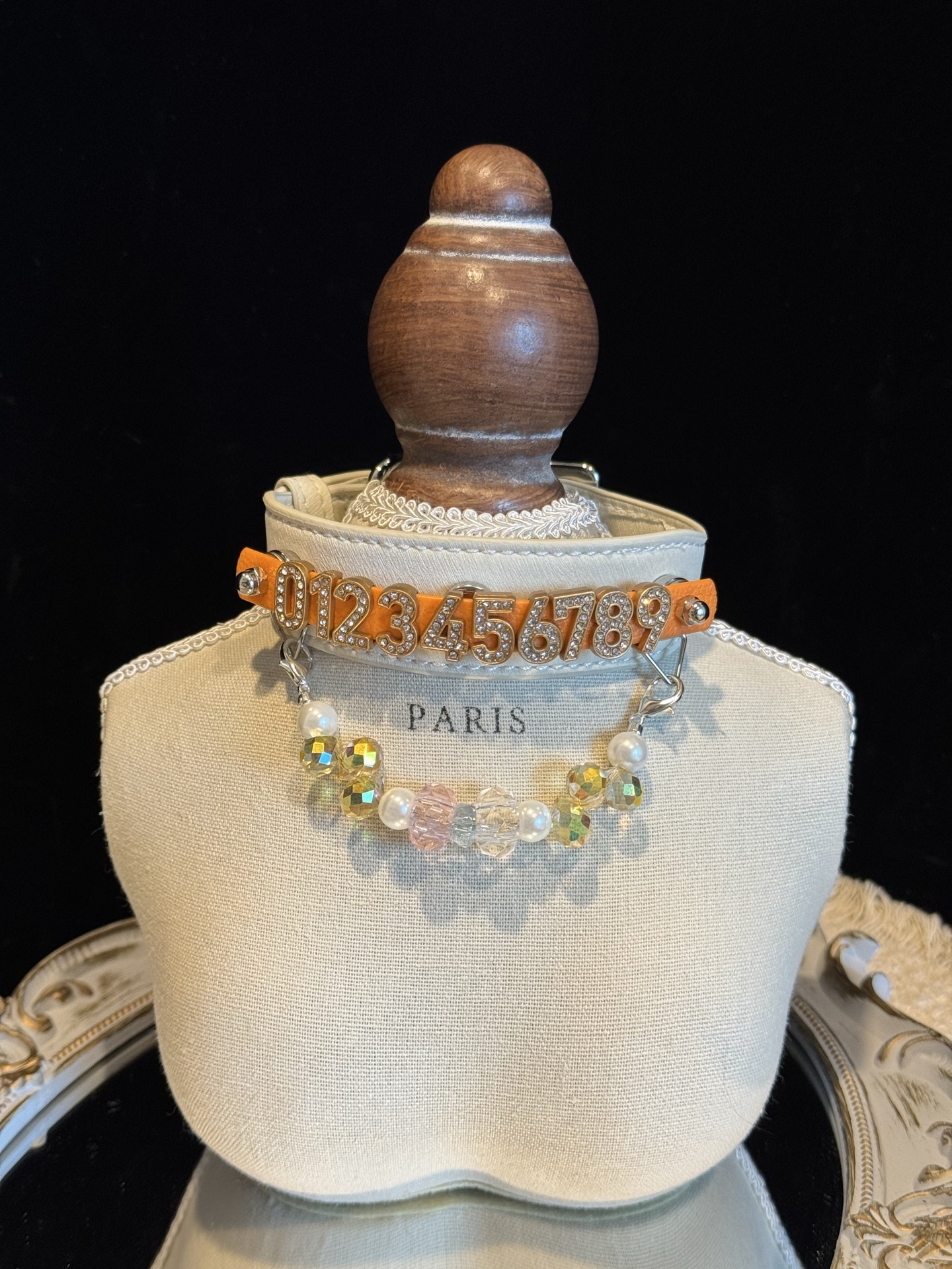 Pastel Drop Jewel Pet Collar · view 100280-01