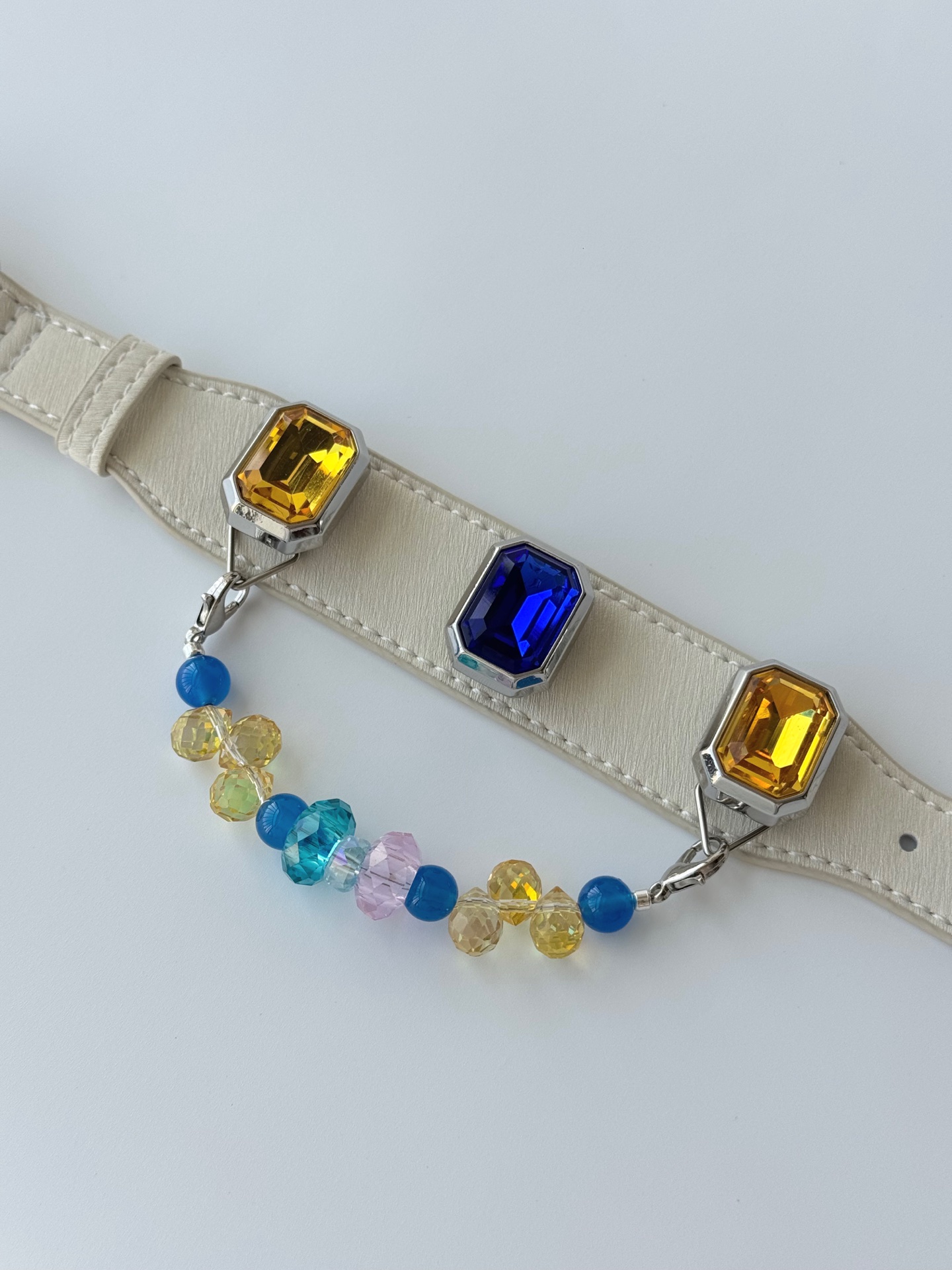 Blue Blush Jewel Pet Collar · view 100294-03