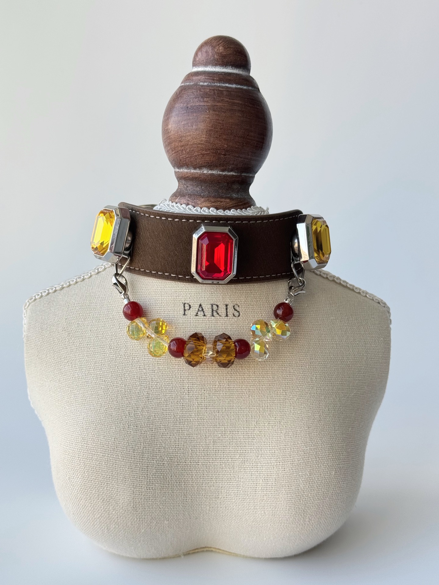 Cocoa Cherry Pet Collar