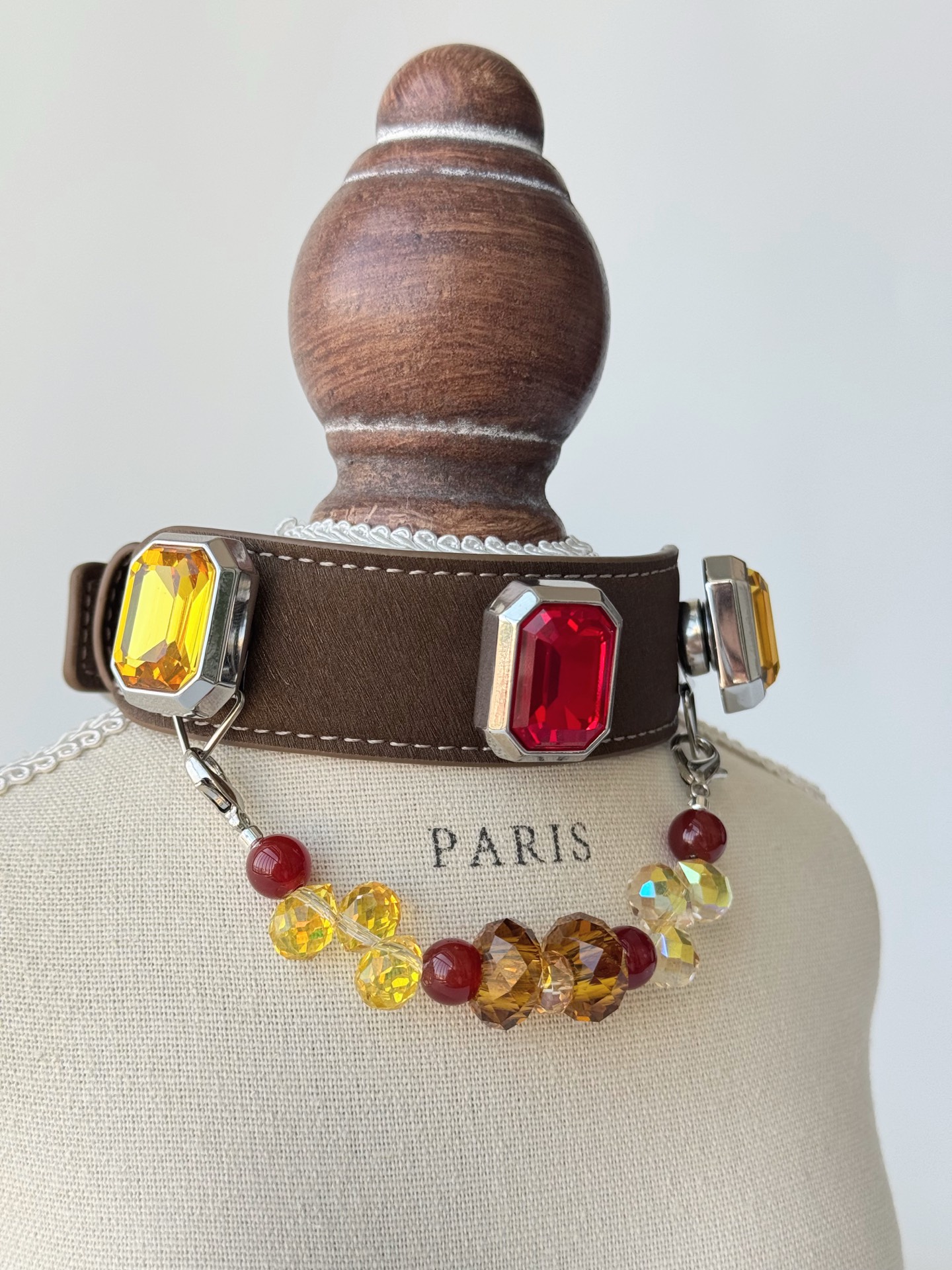 Cocoa Cherry Pet Collar · view 100296-02