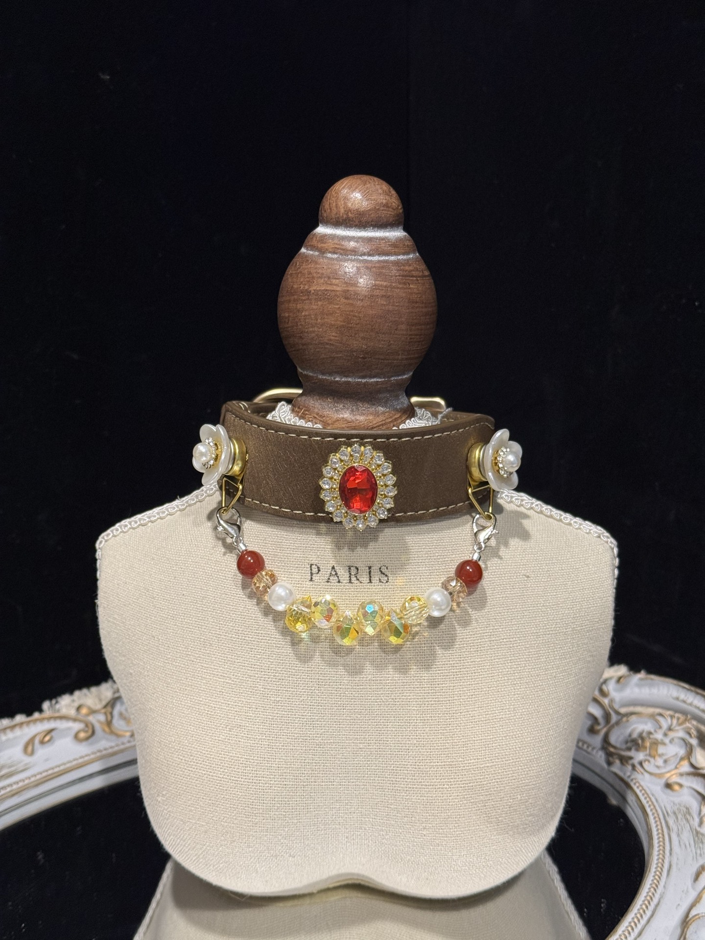 Cherry Drop Pet Collar · view 100316-01