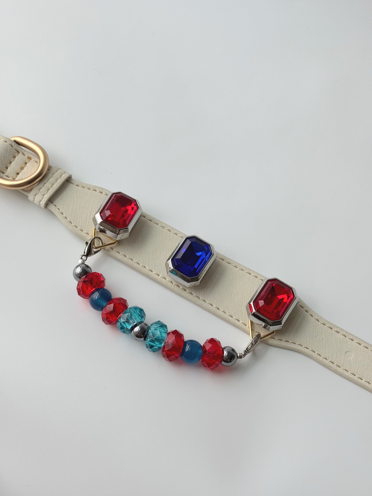 Royal Blue & Red Pet Collar · view 100318-04
