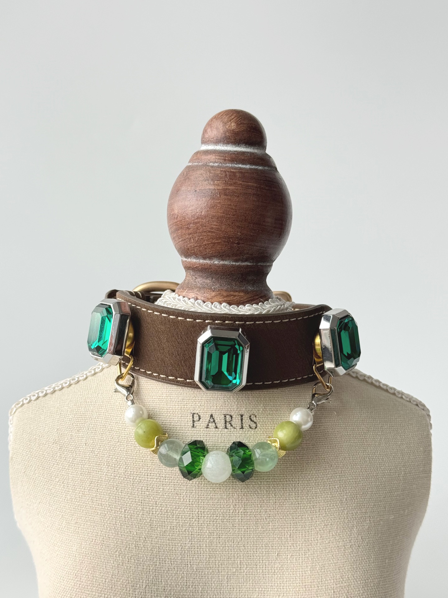 Green Snow Pet Collar