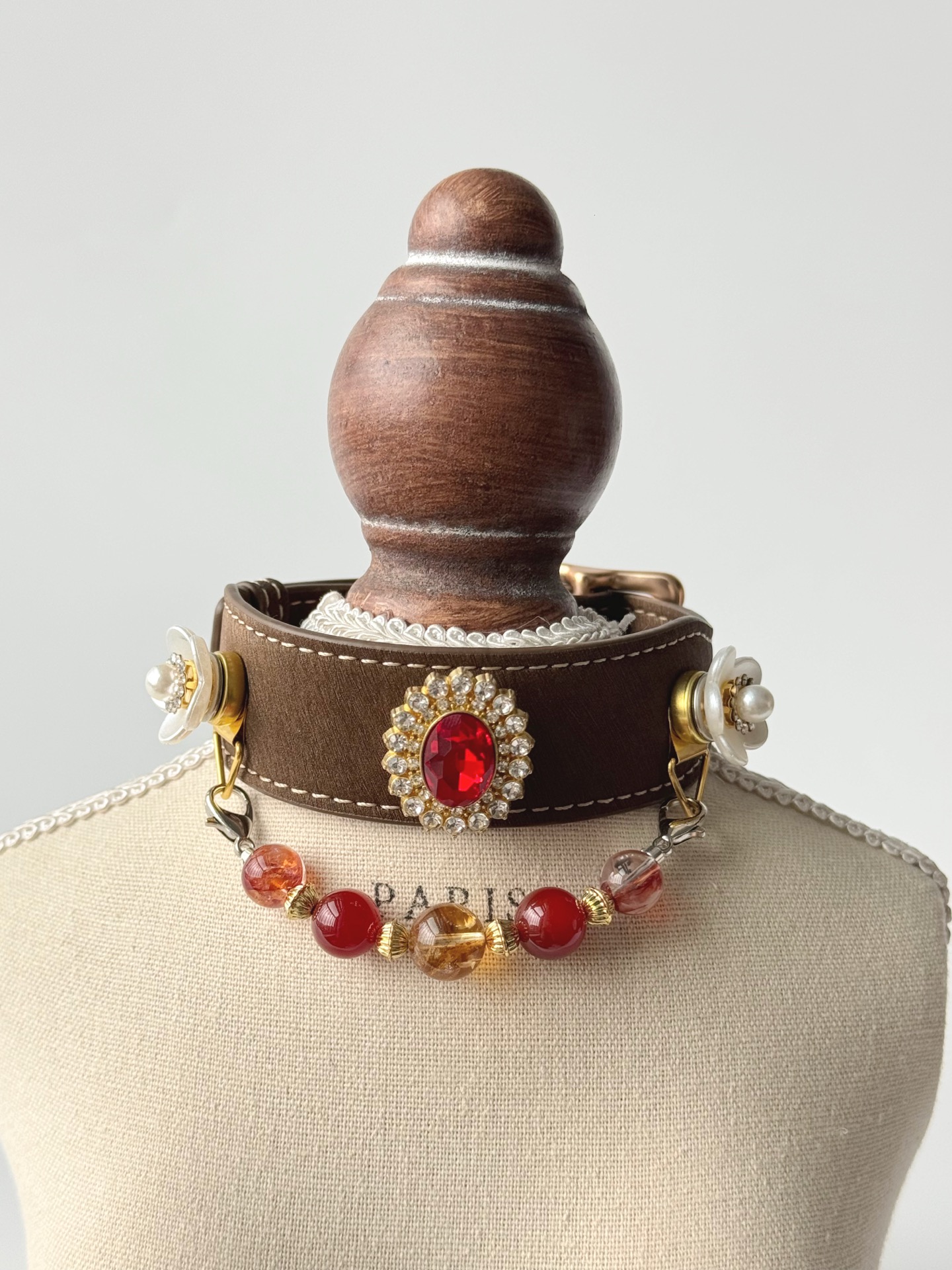 Amber Ember Pet Collar