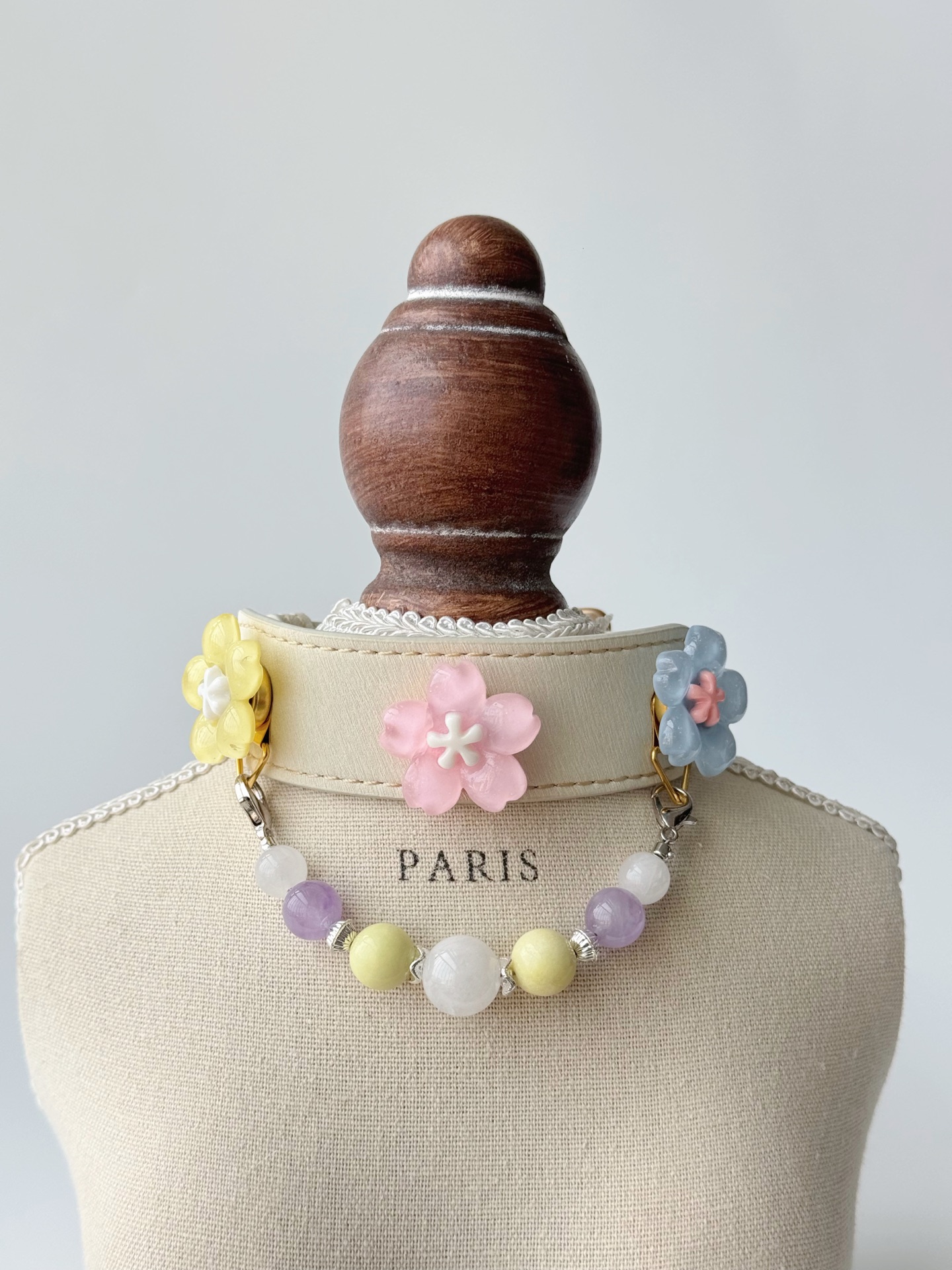Lavender Lemon Snow Pet Collar