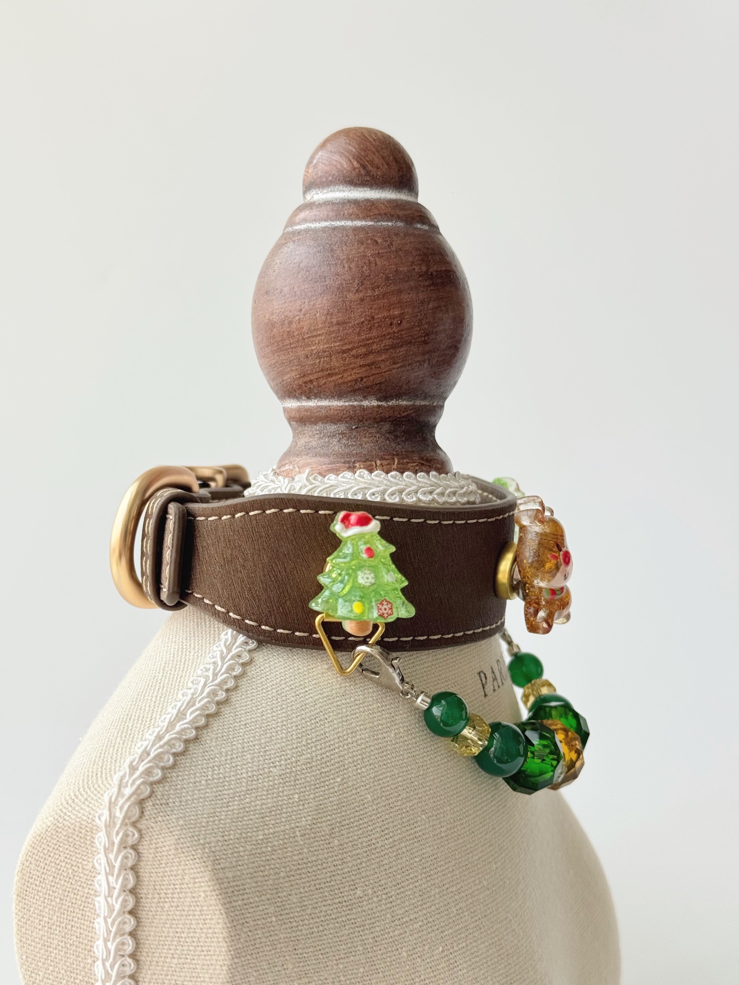Christmas Woodland Pet Collar · view 100369-02