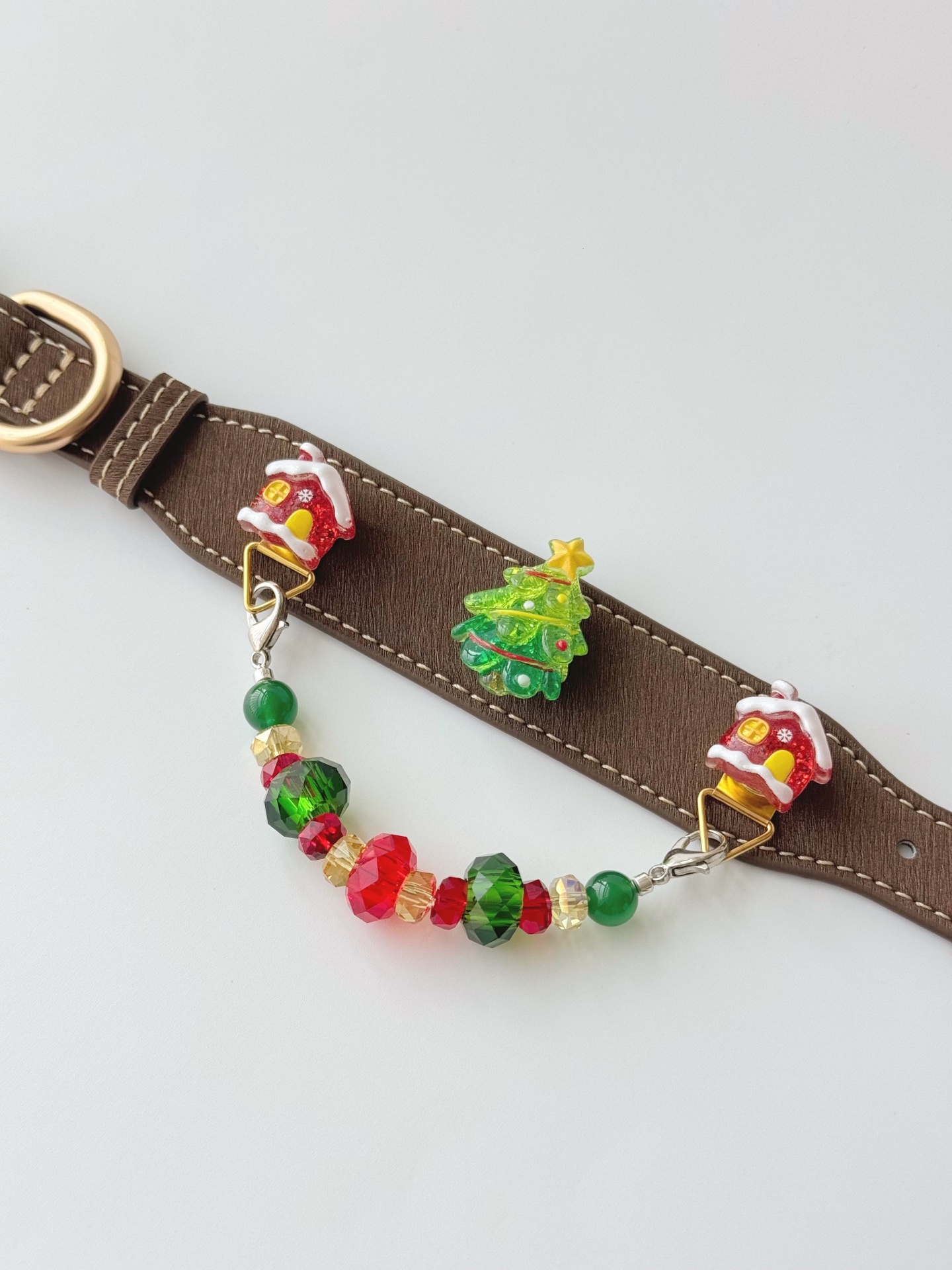 Christmas Holly Pet Collar · view 100371-04