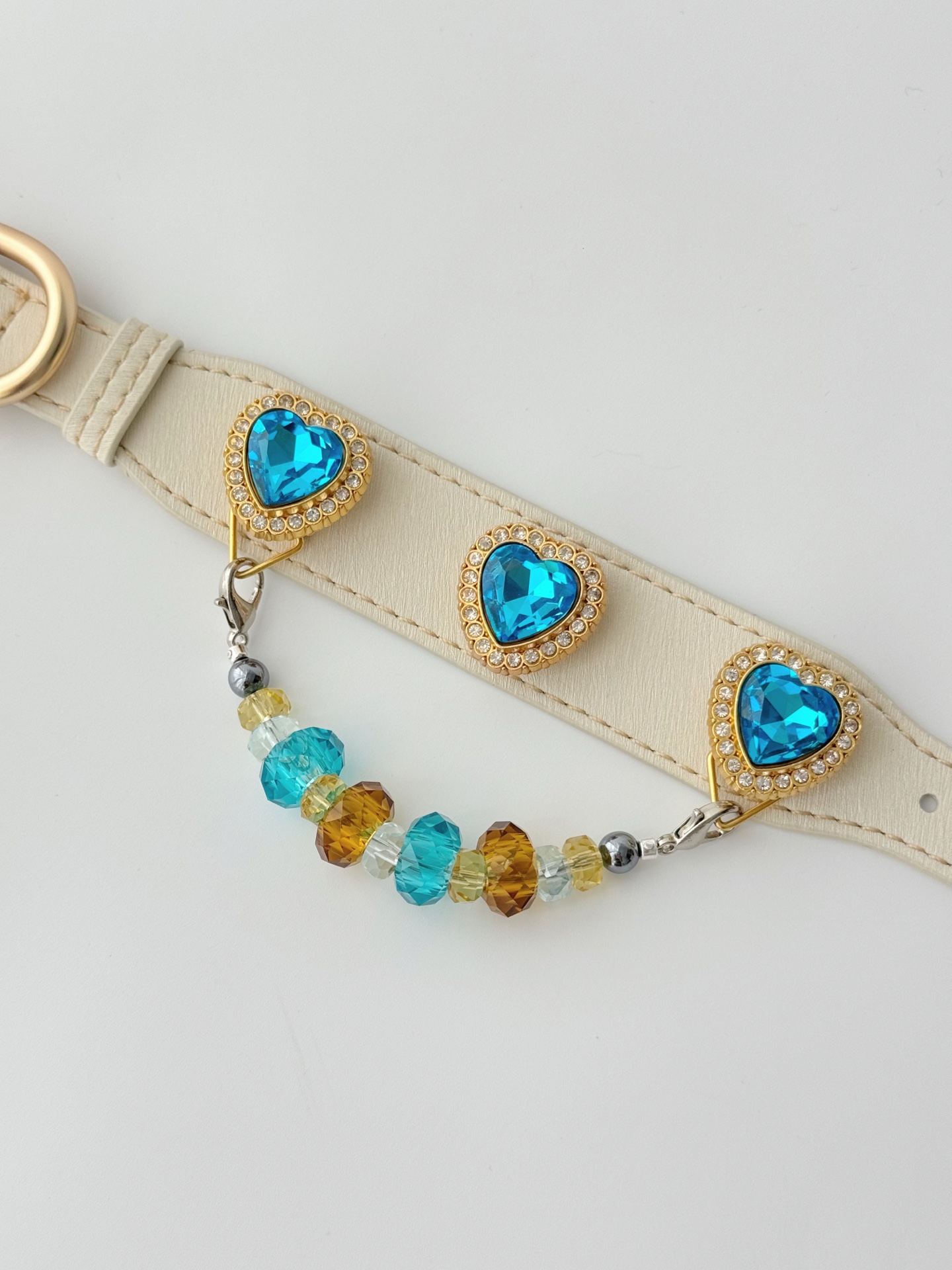 Ocean Heart Sunlit Pet Collar · view 100380-04