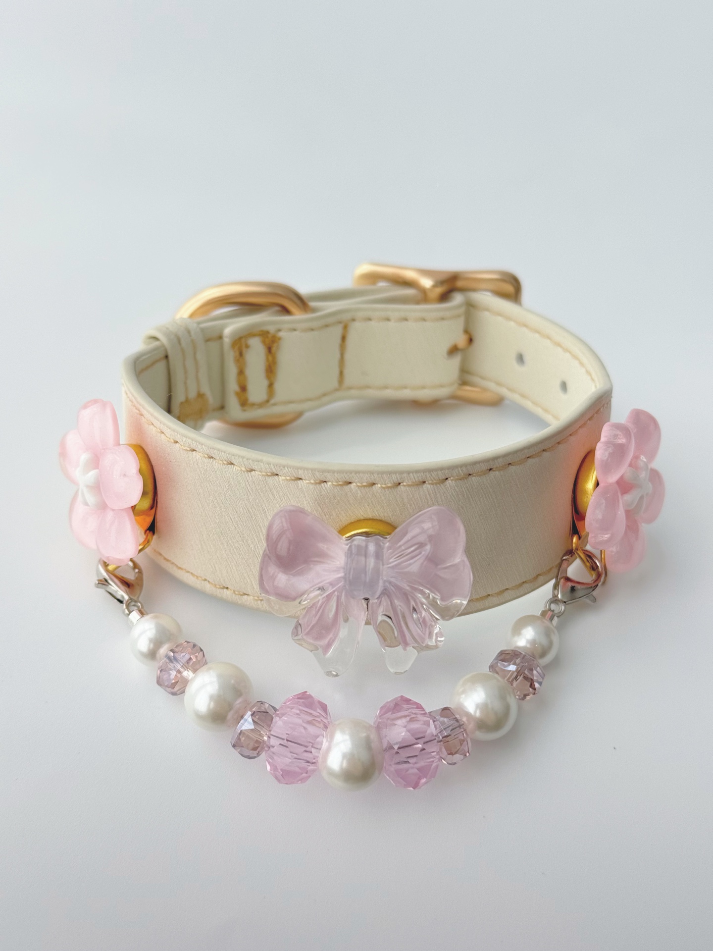 Petal & Pearl Pet Collar · view 100397-03